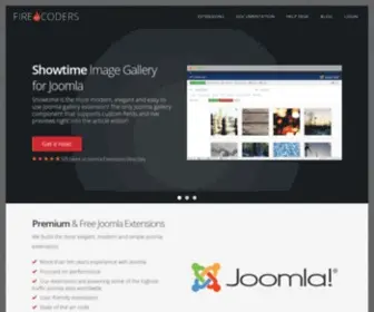Firecoders.com(Premium & Free Joomla Extensions) Screenshot