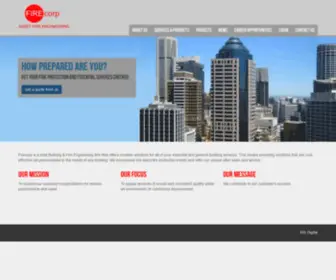 Firecorp.com.au(Building & Fire Asset Engineering) Screenshot