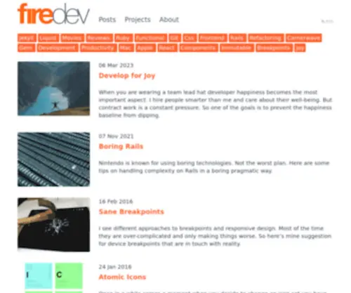 Firedev.com(Firedev) Screenshot