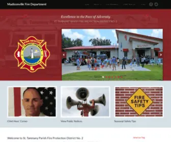 Firedistrict2.com(Madisonville Fire Department) Screenshot