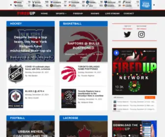 Firedupnetwork.ca(Sports News) Screenshot