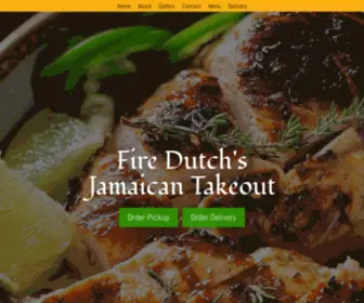 FiredutchJamaican.com(Fire Dutch's Jamaican Takeout) Screenshot