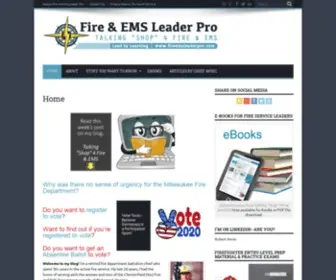 Fireemsleaderpro.org(Lead by Learning) Screenshot