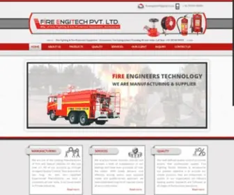 Fireengitech.com(Fire Engi Tech Pvt) Screenshot