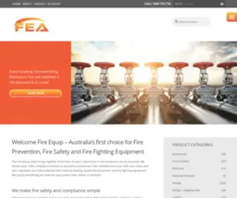 Fireequip.com.au(Fire Equipment Australia) Screenshot