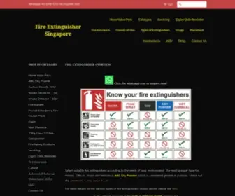 Fireextinguisher.com.sg(Fire Extinguisher Singapore) Screenshot