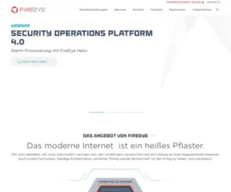Fireeye.de(Experten und Lösungsanbieter in der Cybersicherheit) Screenshot
