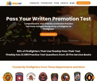 Firefighterpromotion.com(Firedup) Screenshot