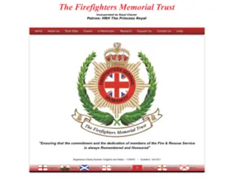 Firefightersmemorial.org.uk(Firefightersmemorial) Screenshot