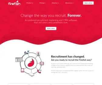 Firefishsoftware.com(Voted Best Recruitment CRM 2018 & 2019. Firefish Software) Screenshot