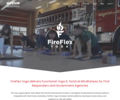 Fireflexyoga.com(FireFlex Yoga) Screenshot