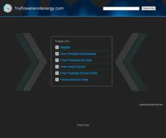 Fireflowerwindenergy.com(Pligg is an open source content management system) Screenshot