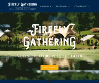 Fireflygathering.org(Primitive skill share) Screenshot