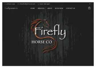 Fireflyhorseco.com(Full service horse boarding) Screenshot