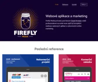 Fireflymedia.cz(Firefly Media) Screenshot