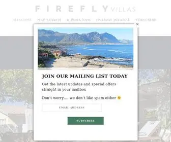 Fireflyvillas.com(Experience the best selection of beautiful self) Screenshot