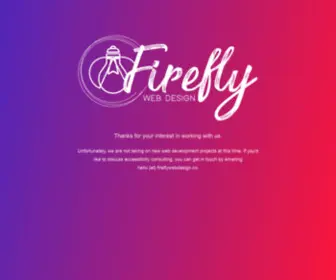 Fireflywebdesign.co(Firefly Web Design) Screenshot