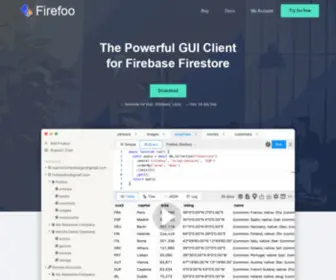 Firefoo.app(The Powerful GUI Client for Firebase Firestore) Screenshot