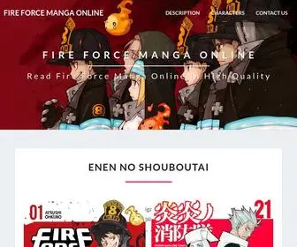 Fireforce-Online.com(Fire Force Manga Online Full Chapters) Screenshot