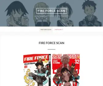 Fireforcescan.com(Fire Force (japonais) Screenshot