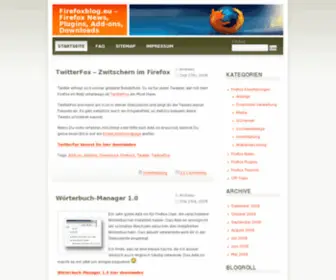 Firefoxblog.eu(Firefox News) Screenshot