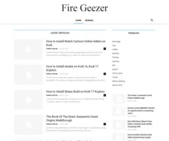 Firegeezer.com(Firefighting Blog) Screenshot