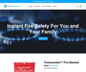 Fireguardian.co(Our mission) Screenshot