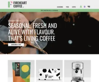 Fireheartcoffee.com(We are speciality coffee roasters. Our coffee) Screenshot