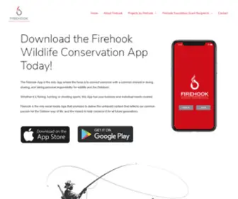 Firehook.org(Conservation App) Screenshot