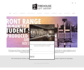 Firehouseart.org(The Firehouse Art Center) Screenshot