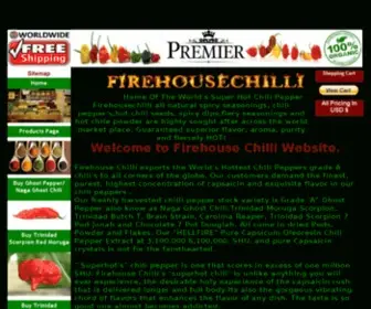 Firehousechilli.com(Buy Hottest Pepper in the World) Screenshot