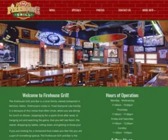 Firehousegrillidahofalls.com(Firehouse Grill) Screenshot