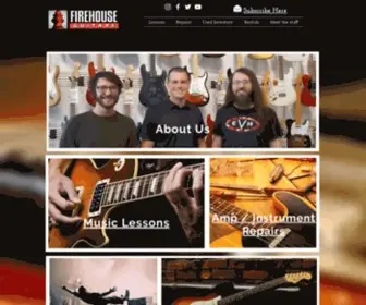 Firehouseguitars.com(Your music store just outside of Grand Rapids. Firehouse Guitars) Screenshot