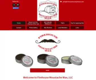 Firehousemoustachewax.com(FIREHOUSE MOUSTACHE WAX) Screenshot