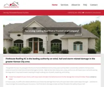 Firehouseroofingkc.com(Firehouse Roofing) Screenshot