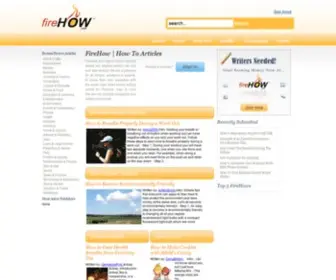 Firehow.com(How To Articles) Screenshot