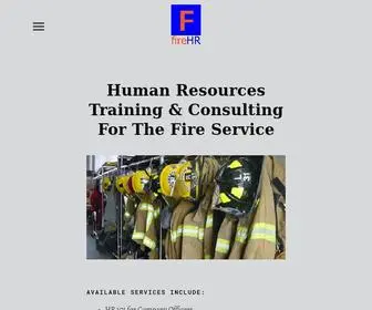 Firehr.com(Human Resources Training for the Fire Service) Screenshot