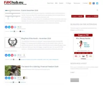 Firehub.eu(The financial independence hub of Europe) Screenshot