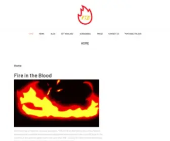 Fireintheblood.com(Fireintheblood) Screenshot