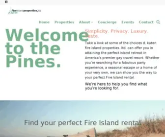 Fireislandpines.com(Fire Island Pines) Screenshot