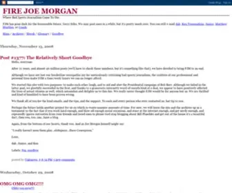 Firejoemorgan.com(FIRE JOE MORGAN) Screenshot