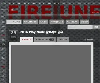 Firejune.com(The Web is still changing) Screenshot