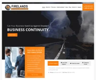 Firelandsit.com(Managed IT and Computer Support) Screenshot