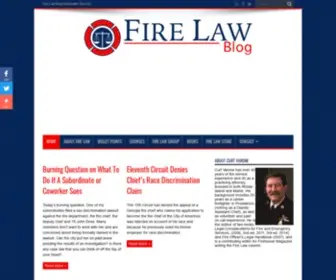 Firelawblog.com(Fire Law Blog) Screenshot