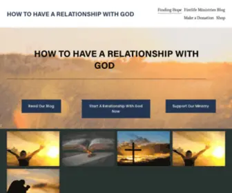 Firelifeministries.org(How to have a relationship with God) Screenshot