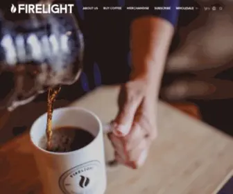 Firelightcoffee.com(Firelight Coffee Roasters) Screenshot