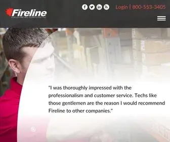 Fireline.com(Fire Protection Equipment & Services) Screenshot