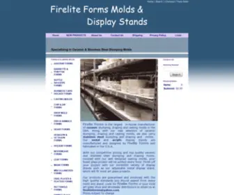 Fireliteforms.com(Ceramic Slumping Molds) Screenshot