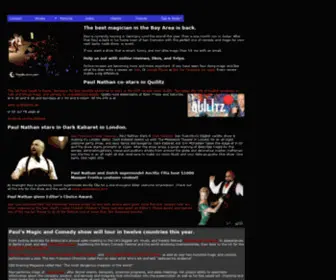 Firemagic.com(The best magician in San Francisco is back) Screenshot