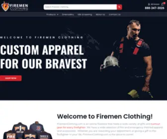 Firemenclothing.com(Quality Apparel For Our Bravest) Screenshot